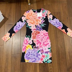 Floral Desigual body con dress
